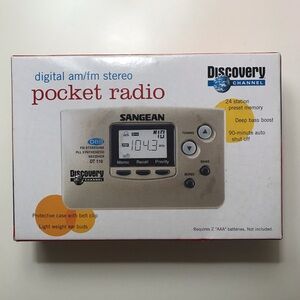 (Discovery Channel/Sangean) Digital AM/FM Pocket Radio